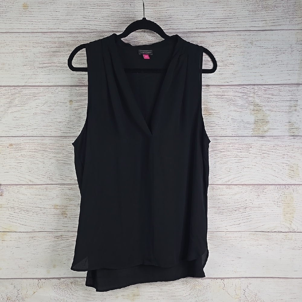 Vince Camuto Black Sleeveless Top Sz XL